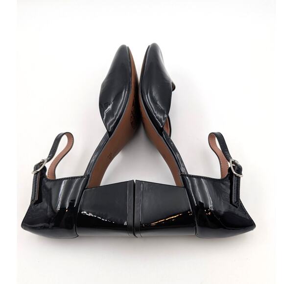 Linea Paolo Camelia Pump Adjustable Strap Women's Black Size US8.5M EU39 - Picture 6 of 9